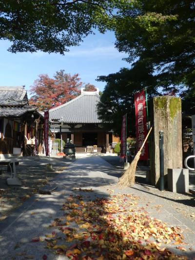 日限地蔵観音堂の紅葉_2017_まだ緑です。（群馬県・桐生市）