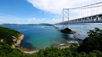 2017.9徳島鳴門出張旅行3-大鳴門橋架橋記念館エディ，千畳敷展望台，県道183号線旧鳴門スカイライン