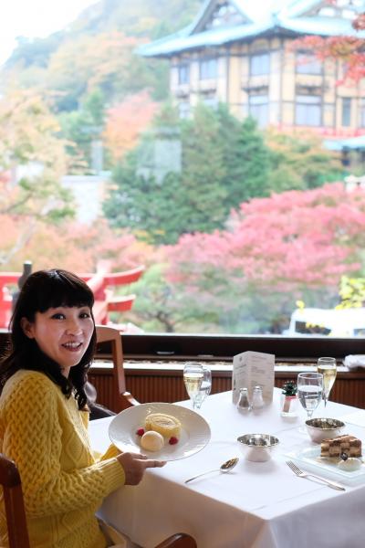 「きょう、ロマンスカーで箱根へ」　富士屋ホテル、箱根美術館、芦ノ湖、岡田美術館、塔ノ沢散歩など
