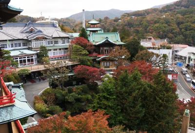 富士屋ホテルの紅葉（11月16日）