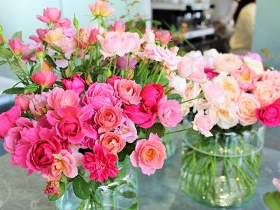 芸術の秋♪百花繚乱/浮世絵十人絵師展～和ばらカフェ＆りくろーおじさんの焼き立てチーズケーキ