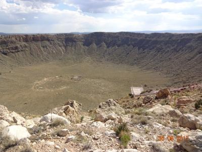 アメリカ・グランドサークル周辺、14日間の家族旅行（4/12：バリンジャー・クレーター編）