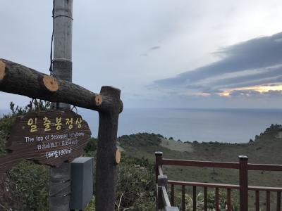 初チェジュ済州島1泊2日