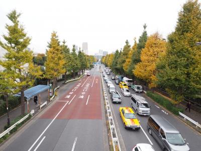 秋の東京一人旅。