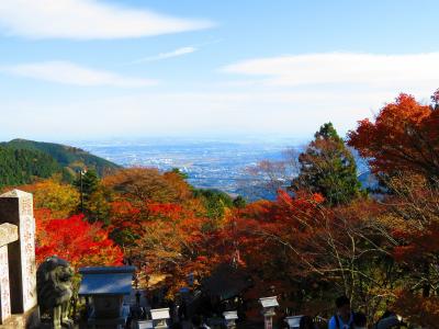 2017 今年初の紅葉とライトアップを見に行く ～①パワースポット大山寺・大山阿夫利神社下社の紅葉～