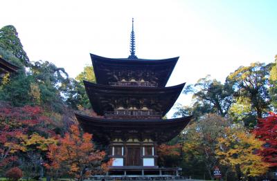 滋賀県の紅葉巡り③湖東三山（西明寺・金剛輪寺・百済寺）2017年11月