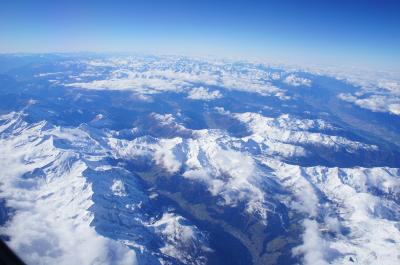 2017年秋の帰国旅行その⑤-帰路の寄り道に、アルプスをめぐる列車の旅