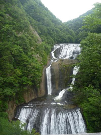 年に一度の家族旅行（袋田の滝）