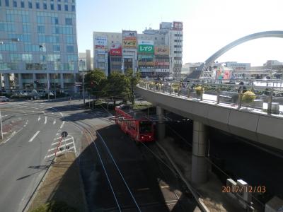 3日曜午後路面電車をためし路線バスで新豊橋駅に戻る