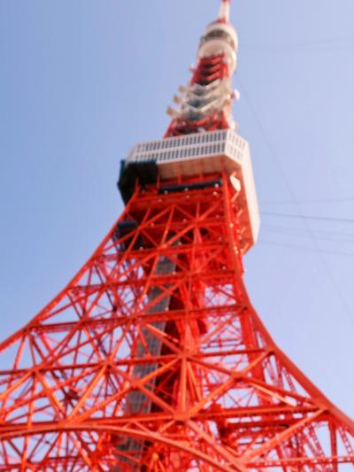 芝公園　東京タワー　 竣工59年目/直下からの視点新鮮　☆大展望台まで600段上がった日も