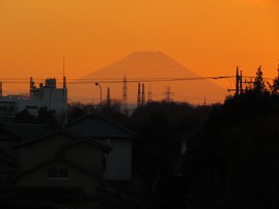 12月9日素晴らしかった影富士