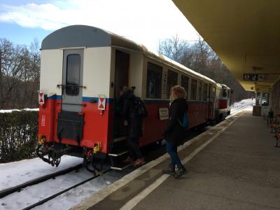 &#39;17,12 冬旅ブダペスト Vol.3 子供鉄道に乗ってみた