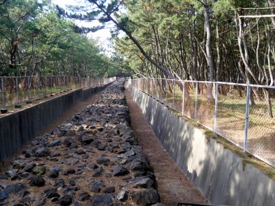 2017.12福岡出張旅行・糸島半島ドライブ4－今津元寇防塁，ラーメン大吉の黒とんこつ