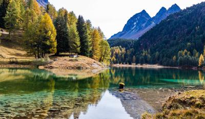 2017年 秋色のスイス（16）黄葉のパルプオーニャ湖ハイキングで有終の美を飾る