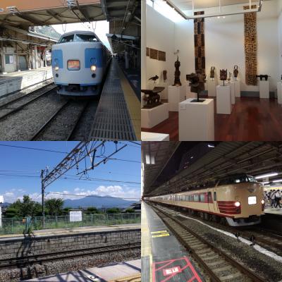 2017年夏の18切符5日目: 189系M50/51編成に乗ってアフリカンアートミュージアムへ行く