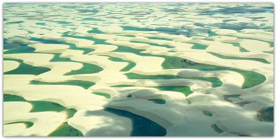 #11 Oh...Meu Deus!...ブラジル北部 水の砂漠：レンソイス・マラニャンセス国立公園を空から見下ろす（マラニャン州／ブラジル）