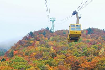 山形へ　その２　蔵王で紅葉を楽しみました。まずは蔵王中央ロープウェイに。