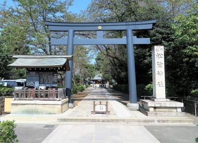 【東京散策69-3】 黒鳥居が珍しい吉田松陰が祀られた松陰神社