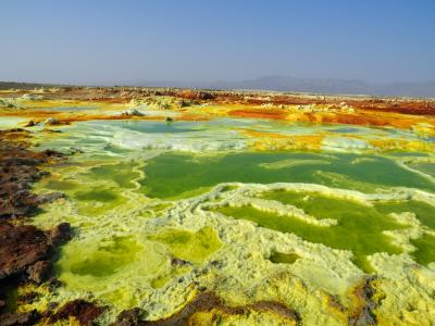 ダロール地溝帯と活火山に迫るエチオピア