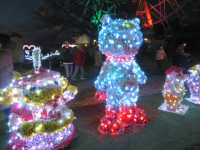 東武動物公園で動物とイルミネーションを見てきました