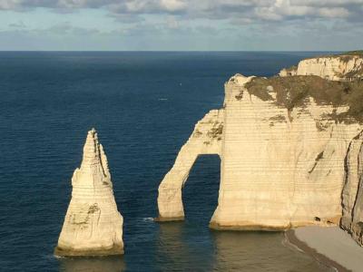 2017年秋のノルマンディ、ブルターニュの旅１　絶景　エトルタ　Etretat