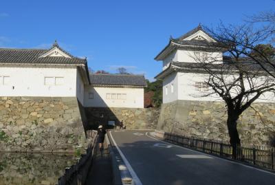 2017暮、滋賀と京都の日本百名城(2/17)：彦根城(2/11)：埋木舎、佐和口の枡形