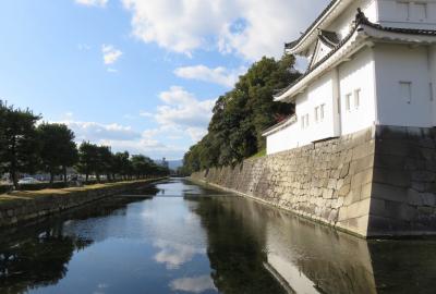 2017暮、滋賀と京都の日本百名城(17/17)：二条城(6/6)：紅葉と黄葉、清流園、北大手門