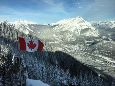 冬のカナダを旅する★バンフ観光