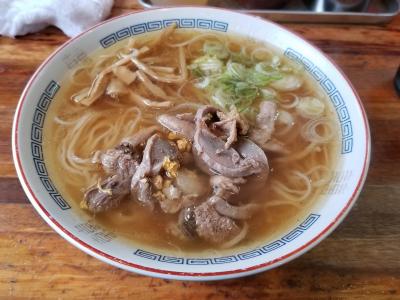 新庄名物、鳥モツラーメン