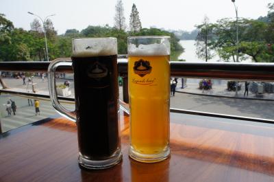 2017年２月　初めてのハノイ　その５　午後はハノイ大教会とかホアンキエム湖の近くで食べて飲んで、ニャーハンゴンで夕食を食べたらもう帰国