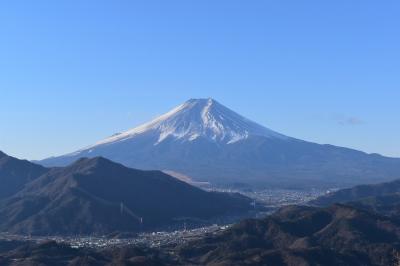 初狩駅～高川山～大月駅　駅から登る日帰り登山