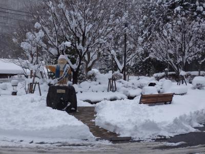 雪こんこんの川治温泉で2017年の旅納め