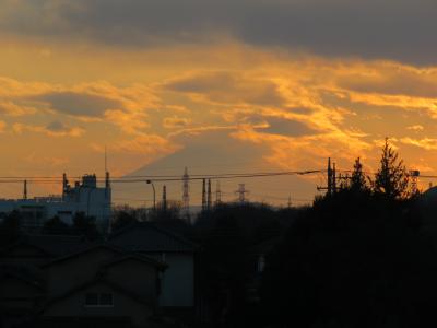 1月6日に見られた影富士