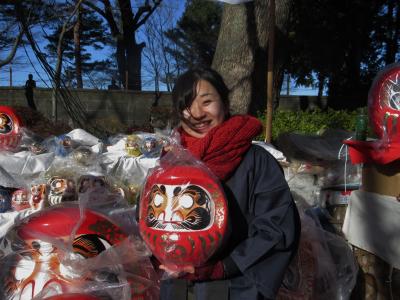 季節の街歩き 平成30年1月　だるま市と明治神宮祈願祭/ライム　Daruma market in Kawagoe-Daishi /Meiji Jingu