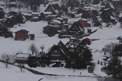 2018年1月9日一時帰国休暇　白川郷、飛騨古川、高山、下呂、岐阜旅行