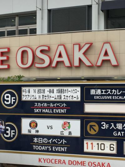 なんでやねん！広島から京セラドームへ目的果たしに（笑）