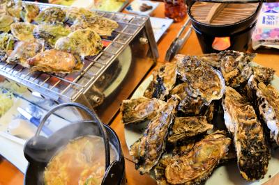 浦村牡蠣食べ放題となばなの里