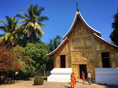 東南アジア縦横断の旅道中記 １０《ラオス・山奥にある仏の町、古都ルアンパパンを歩く【一日まるまるお寺巡りの日】