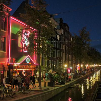 【５】昼間と夜のちょっとオトナな街歩き☆オランダ４日間：アムステルダム（ヨーロッパ周遊６ヵ国）
