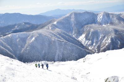 雪山に魅せられて 日光白根山