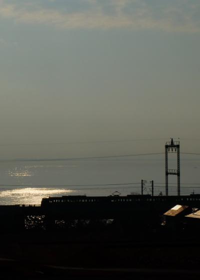 大寒のあさ 湖西の日差しはやわらかく(大津~近江舞子)