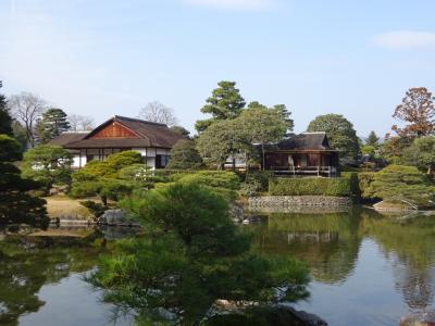 冬の桂離宮と御所周辺