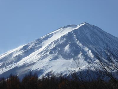 晩秋の伊豆/河口湖♪　Vol9(第3日)　☆河口湖：「レジーナリゾート富士」近くの煌めく朝の富士山♪