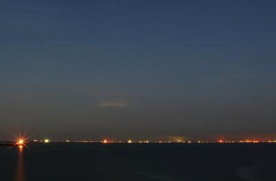 海ほたるからイプシロンロケットを撮影!