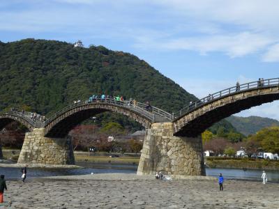 香川から錦帯橋・厳島神社へ１泊２日　岩国・錦帯橋編