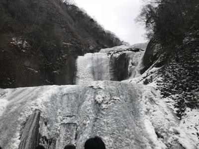 氷瀑 冬の袋田の滝