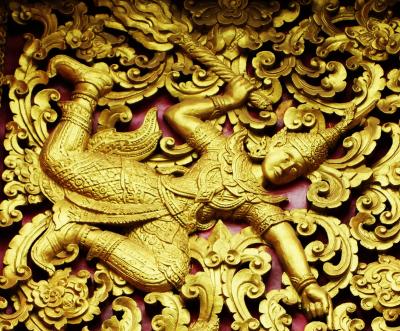 Laos　メコンの宝石(19/20)　世界遺産ルアンパバンの寺院　ワット・ノン・シコウンムアン