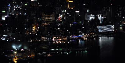 ２０１７年１１月長崎１日目　夜景見学ツアーバスで稲佐山の世界新三大夜景を見ました