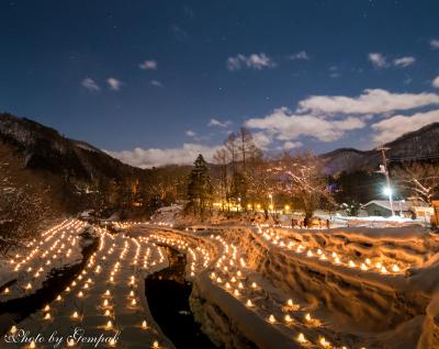 今年も平家落人伝説の湯西川温泉で雪見風呂三昧
