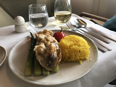 シンガポール航空ビジネスクラス搭乗記　シンガポール→羽田　ロブスターも食べました